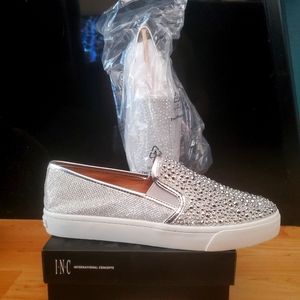 INC Bling canvas Sneakers
